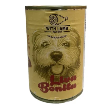Liva Bonito kuzu etli gravy soslu yaş köpek maması 400 g ambalajlı ürün görseli