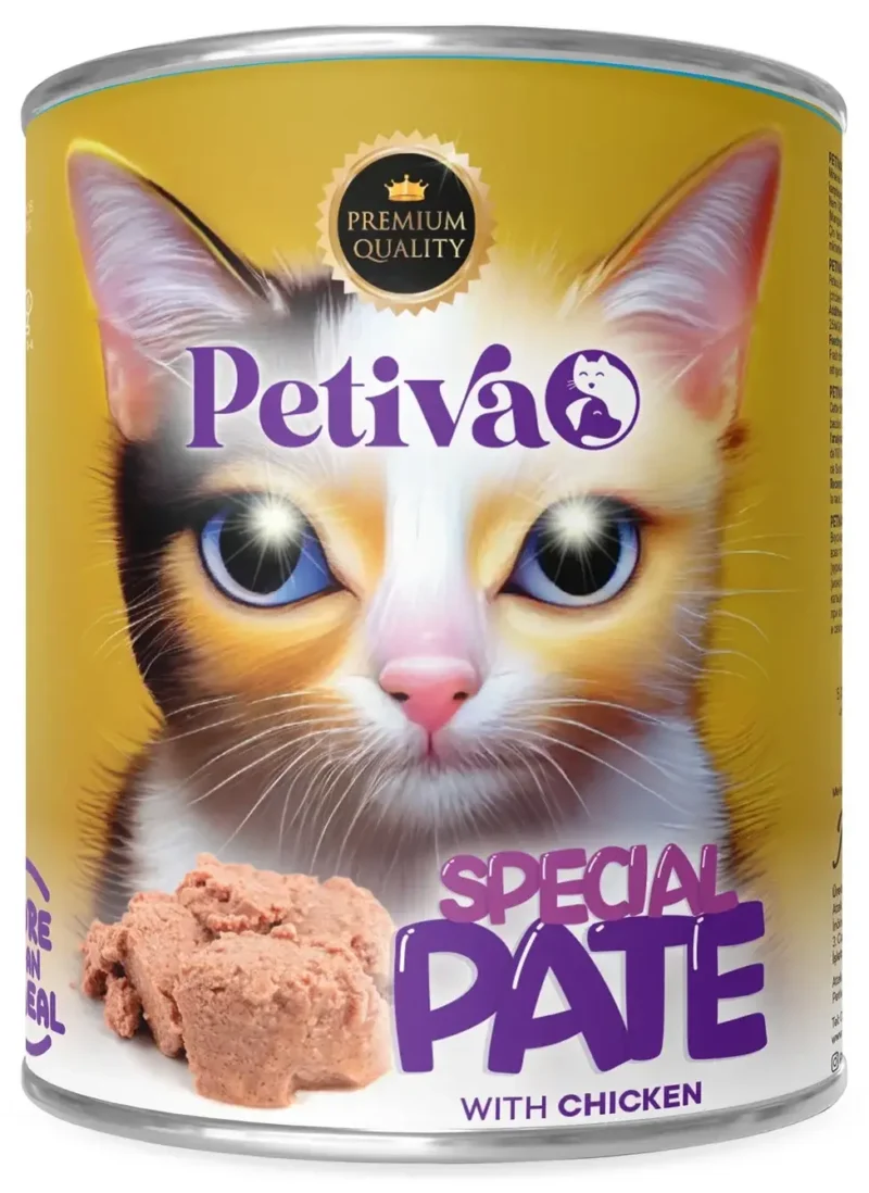 Petiva Tavuklu Yetişkin Kedi Konservesi 400 gr