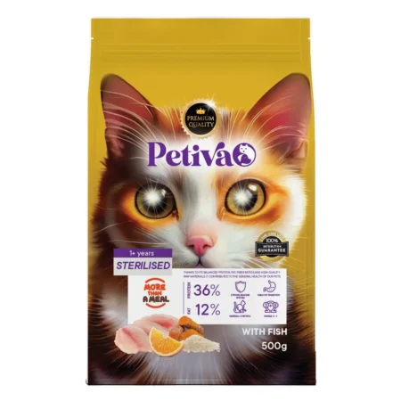 Petiva - cat- sterilized - fish 500 g